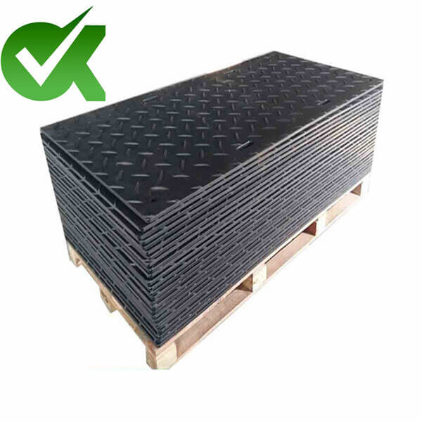 An-ti Slip Light Duty 4x8ft Temporary Portable Plastic Hdpe Ground Protection Mat